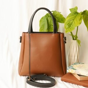 Vase bag Brown